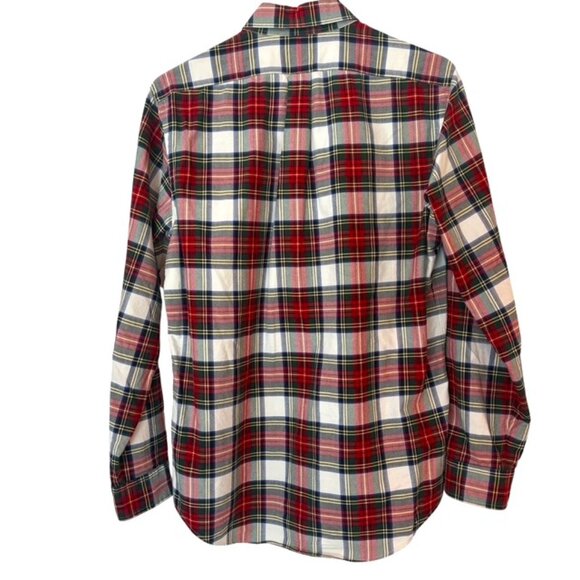 Ralph Lauren men's red plaid oxford classic fit button down Size M - Picture 3 of 6